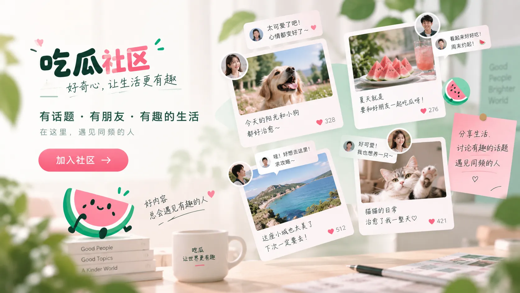 品牌海报与门店陈列变化的抽象场景