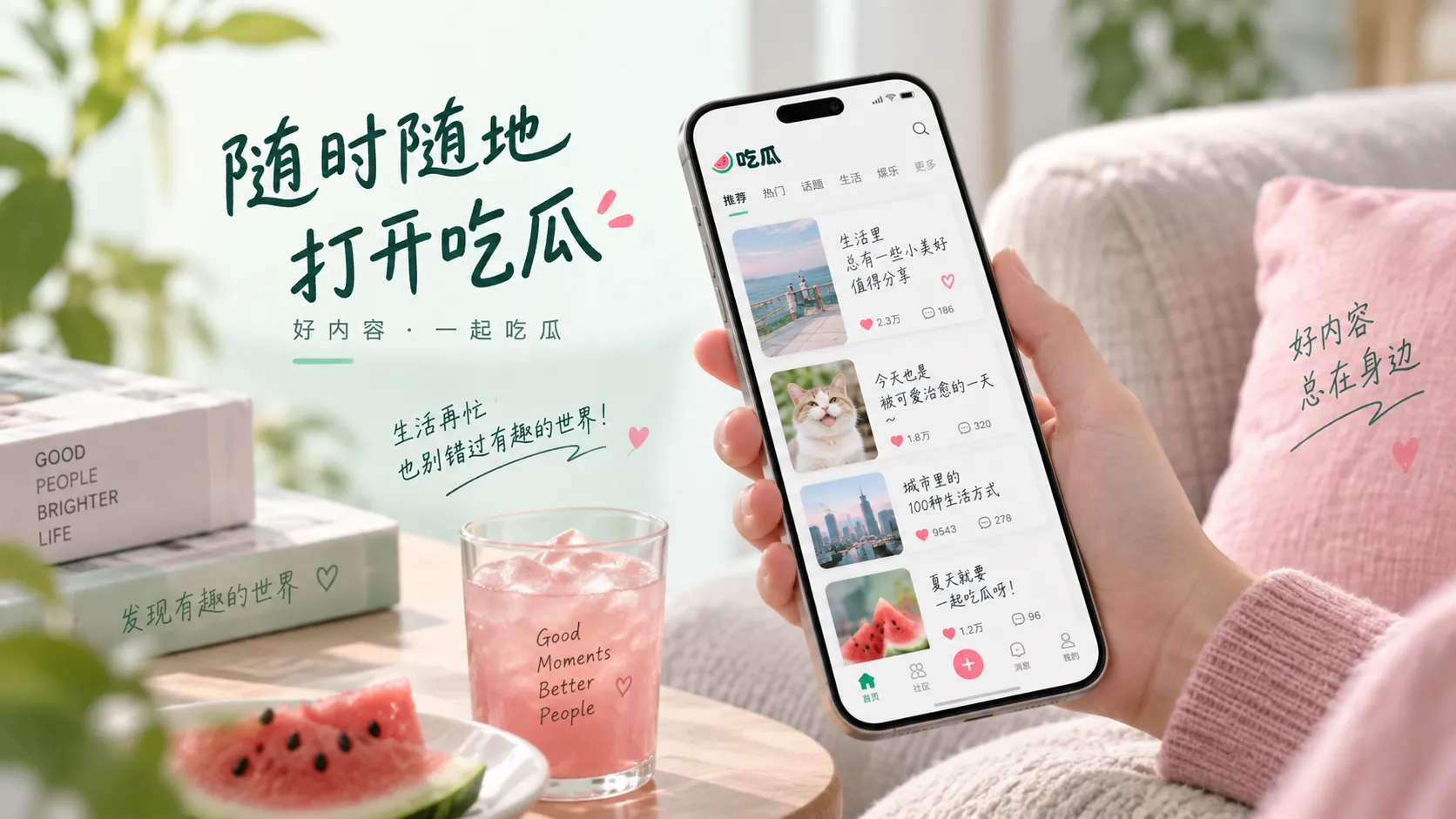 直播界面、弹幕与时间轴的抽象构图